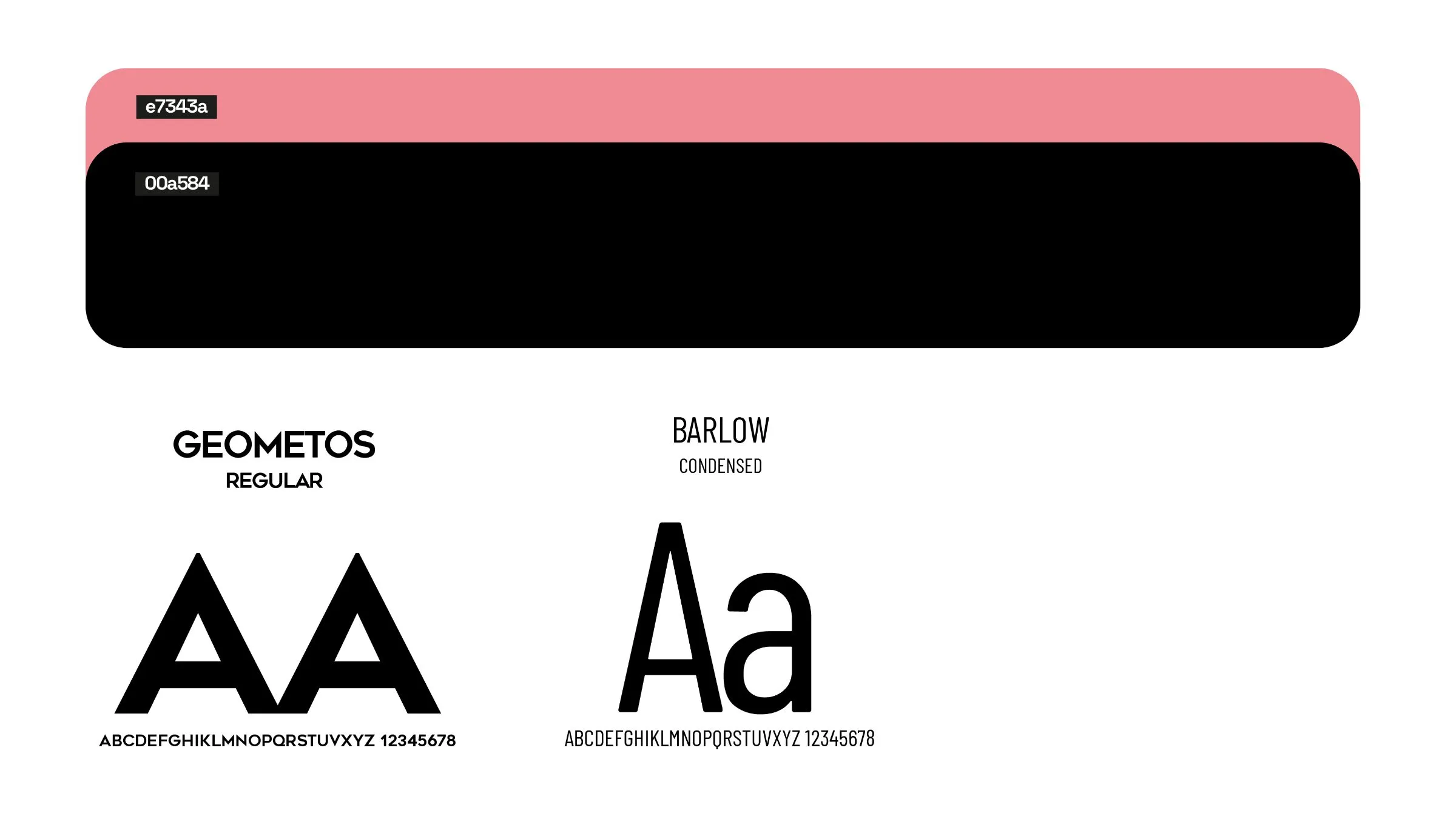Wow Gin — Tipografia e colori