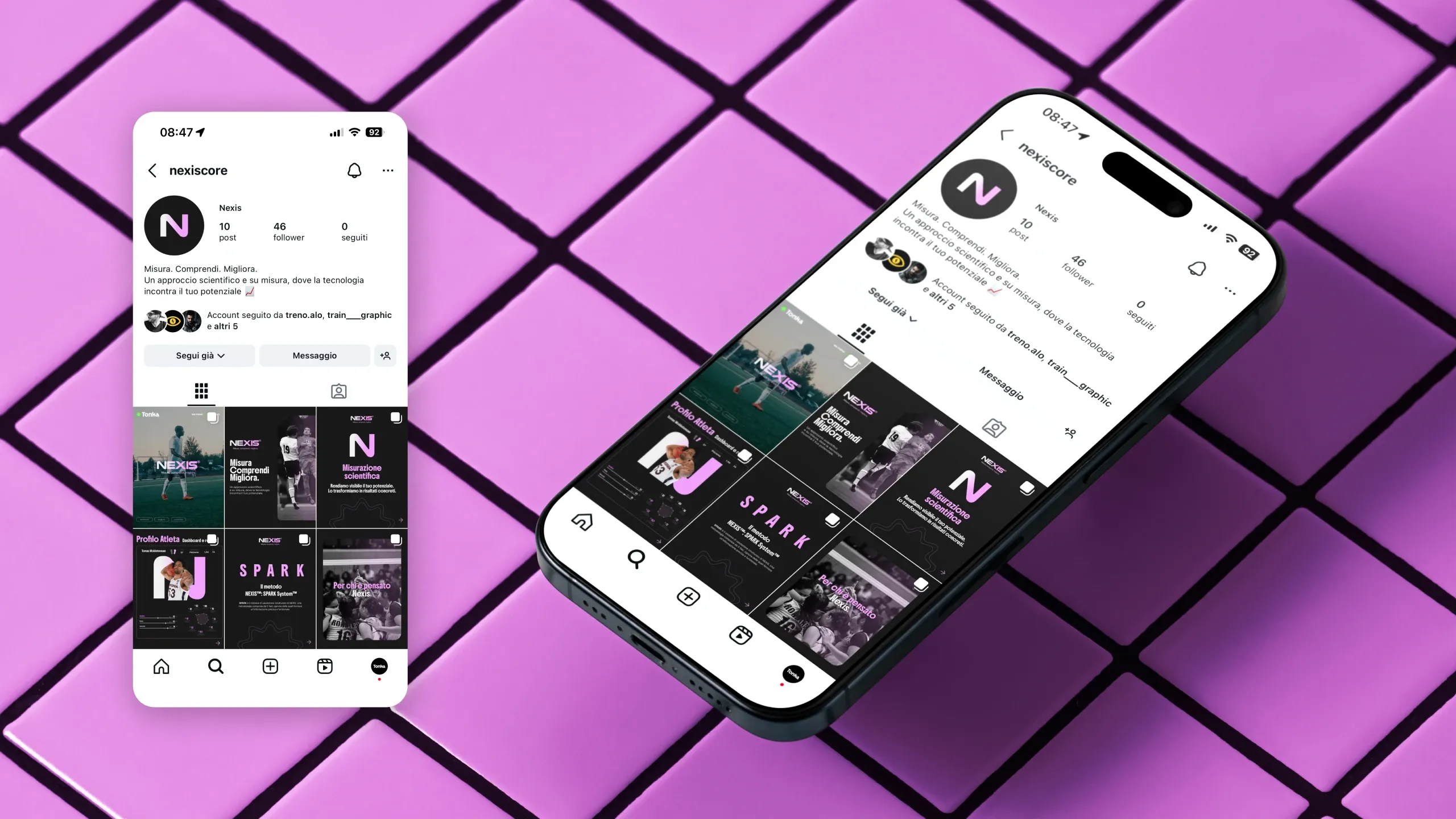 Nexis — Profilo Instagram